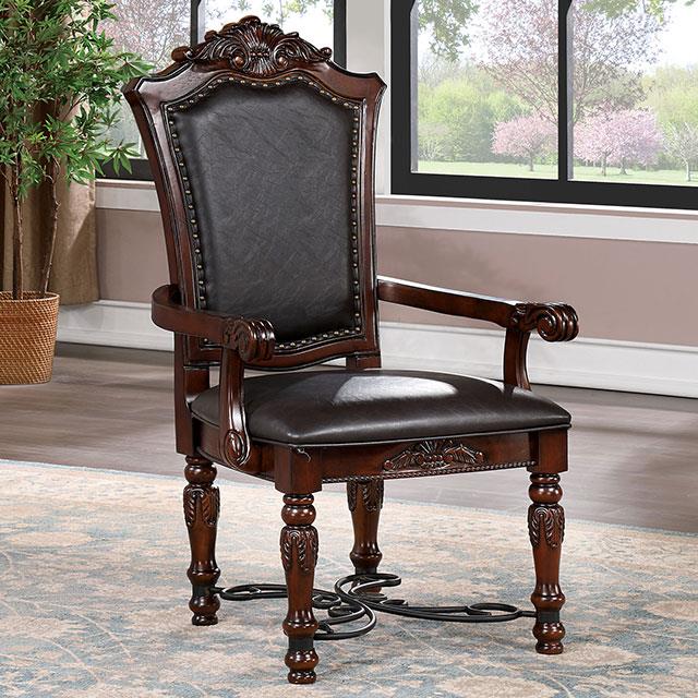 Furniture of America Picardy CM3147AC-2PK Arm Chair (2/Box) IMAGE 1
